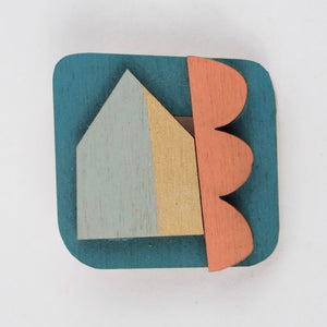 Collage Brooches