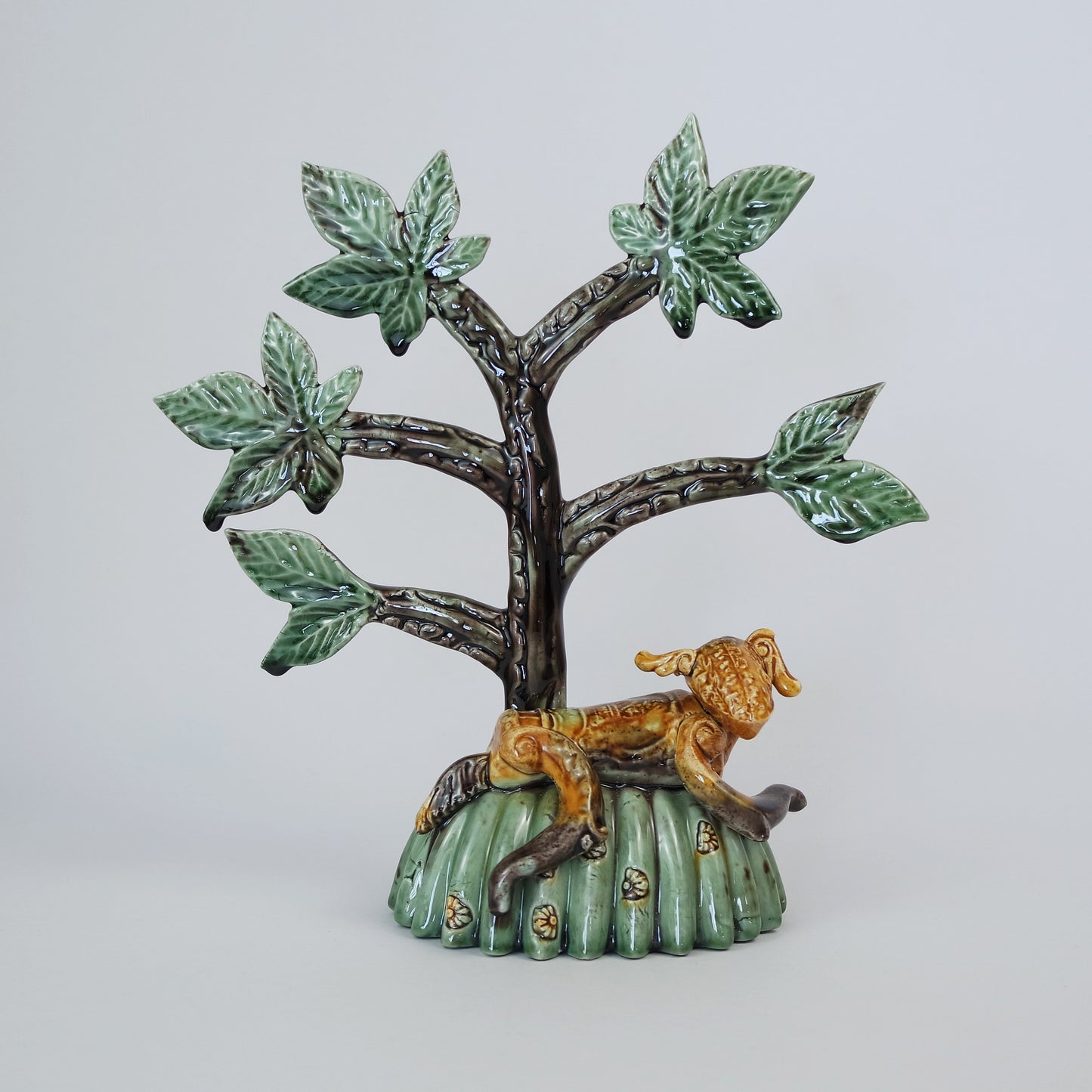 Who Said Walk? Staffordshire Glaze Ceramic Flatback