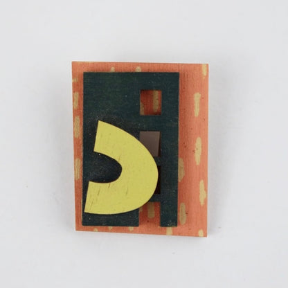 Collage Brooches