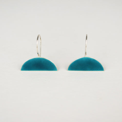 Deep Turquoise Slither Earrings