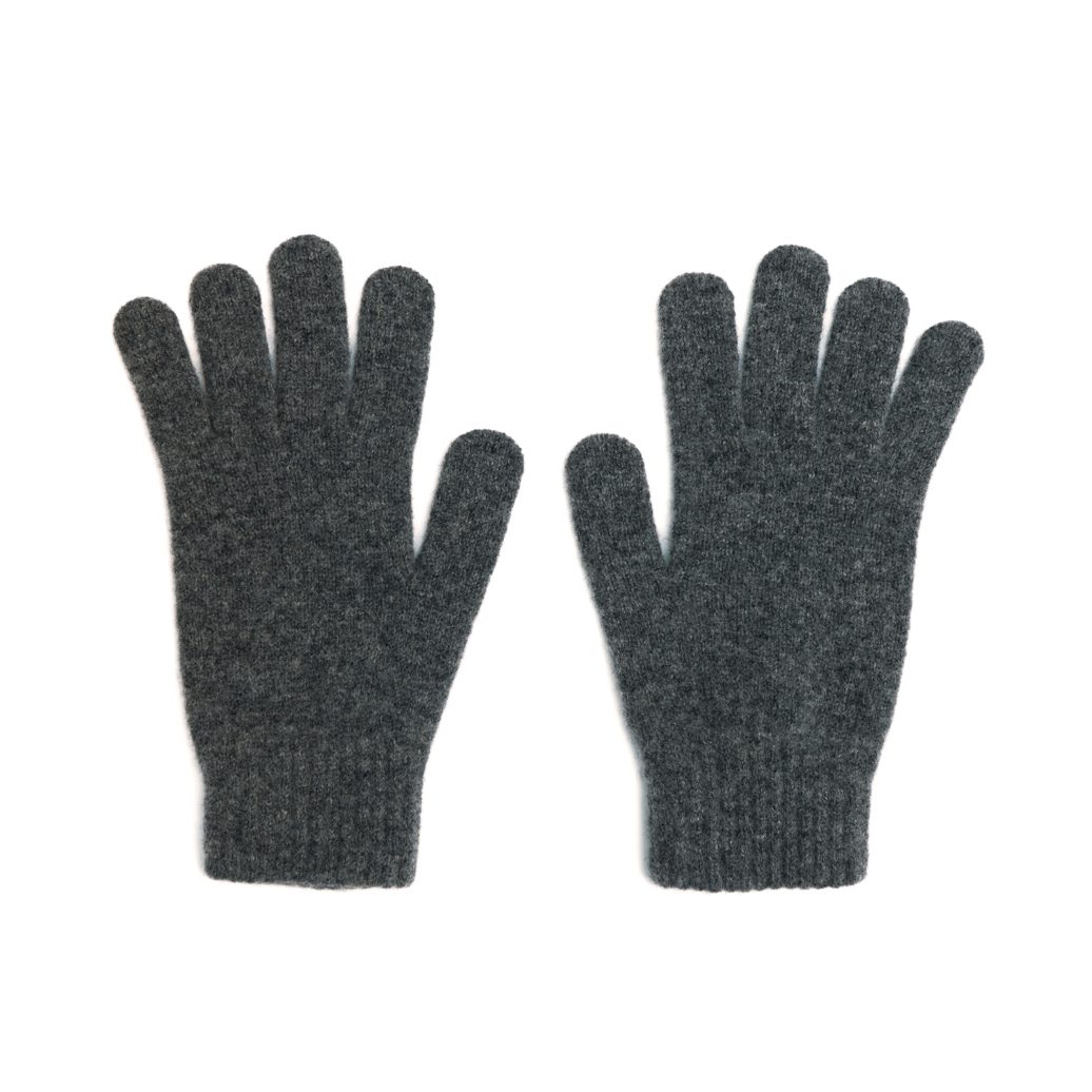 Lambswool Gloves in Derby Grey