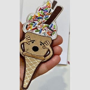 Kate's Cones Ice-Scream Sew On Patch
