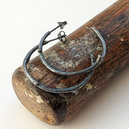 Branch Hoop Earrings Large