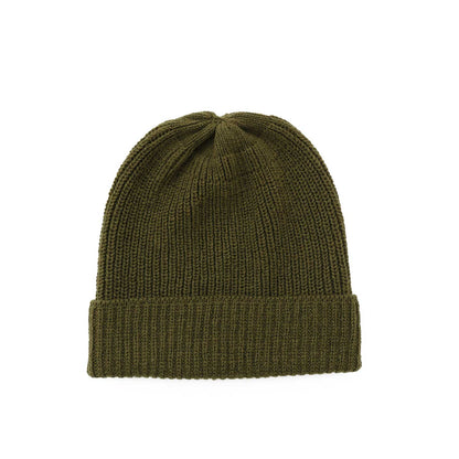 Sussex Field Long Beanie in Olive Dun