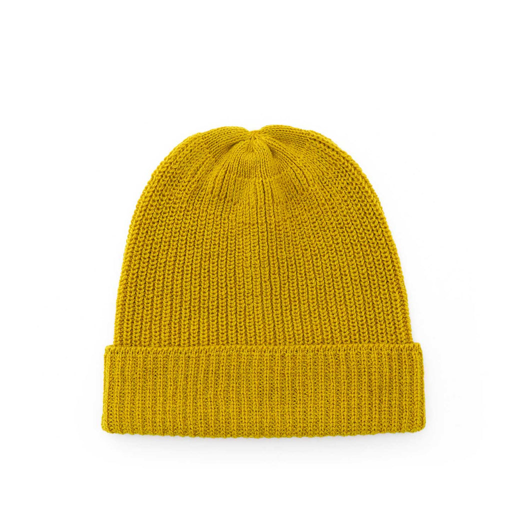 Sussex Field Long Beanie in Turmeric