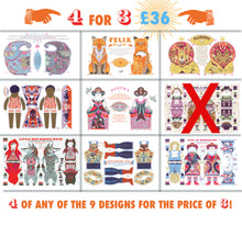 Load image into Gallery viewer, Any 4 Tea Towel / Cut and Sew Kit Designs for the price of 3