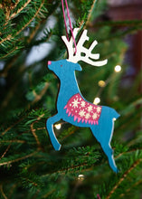 Load image into Gallery viewer, Wooden Reindeer Decorations